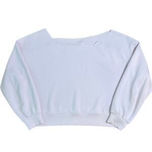 Lululemon Sweatshirt Softstreme Perfectly Oversized Cropped Crew Light Pink 12